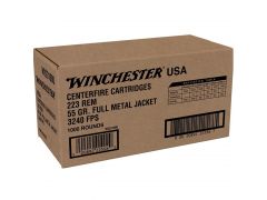W2231000 Winchester USA 223 Remington 55 Grain FMJ - 1000 Round