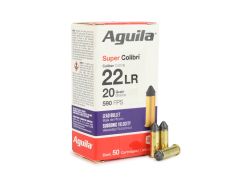 Aguila, Super Colibri, 22 LR, rimfire ammo, ammo for sale, aguila ammo, 22lr, 22 lr for sale, subsonic ammo, subsonic 22, Ammunition Depot