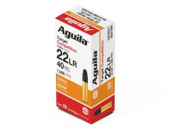 Aguila Target Competition 22 LR 40 Grain Lead Solid Point (Box)