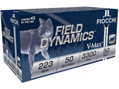 Fiocchi Field Dynamics 223 Remington 50 Grain V-Max (Box)