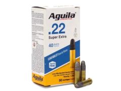 Aguila ammo, Super Extra, 22 LR, Lead Solid Point, 22 ammo, 22 cal, rimfire ammo, ammo buy, Ammunition Depot