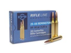 PPU Rifle Line 25-06 Remington 90 Grain HP (Box)