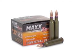 MTES223 MAXXTech Essential Steel 223 Remington 56 Grain FMJBT