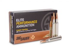 E3006H1-20-BOX Sig Sauer Elite Hunting 30-06 Springfield 150 Grain Solid Copper HP (Box)