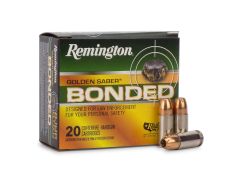 Remington Golden Saber Bonded 9mm 124 Grain +P BJHP GSB9MMDB Ammo Buy