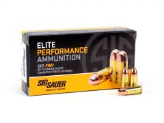Sig Sauer Elite Performance 9mm Luger 115 Grain FMJ (Box)