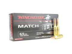 Winchester Match, 6.5 PRC, MatchKing HPBT, bthp, match ammo, ammo for sale, ammo buy, Ammunition Depot