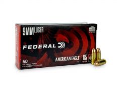 federal 9mm ammo, 9mm ammo, 9mm FMJ, fmj ammo, handgun ammo, 9mm handgun ammunition, ammunition depot
