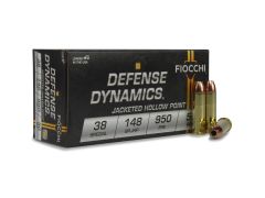 Fiocchi Defense Dynamics, 38 Special, jhp, hollow point, 38 special ammo, 38 ammo, Ammunition Depot