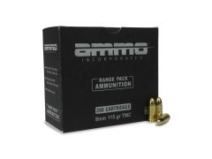 Ammo Inc, Range Pack, 9mm, tmc, 9mm luger, 9mm ammo, 9mm for sale, ammo for sale, Ammunition Depot