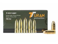 Turan 9mm 115 Grain FMJ (Case)