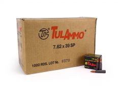 TulAmmo 7.62x39mm 154 Grain SP (Case)