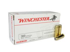 Winchester USA, 38 Special, soft point ammo, 38 spc, 38 special ammo, ammo for sale, jsp, revolver ammo, Winchester ammo, pistol ammo, 38 special soft point, Ammunition Depot