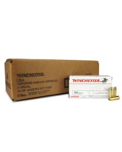 Winchester USA, 38 Special, soft point ammo, 38 spc, 38 special ammo, ammo for sale, jsp, revolver ammo, Winchester ammo, pistol ammo, 38 special soft point, Ammunition Depot