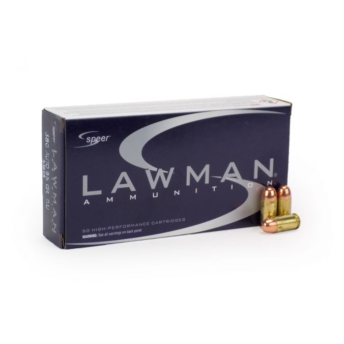 Speer Lawman .380 ACP 95 Grain TMJ (Case)