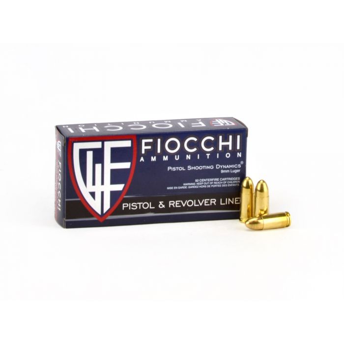 Fiocchi Range Dynamics 9mm 115 Grain FMJ (Case)