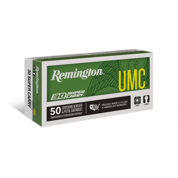 Remington UMC 30 Super Carry 100 Grain FMJ (Box)